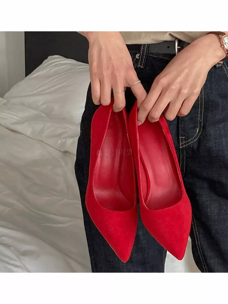 Golden Shoe - Korean Women Fashion - #womensfashion - ra0700 Pumps - 5