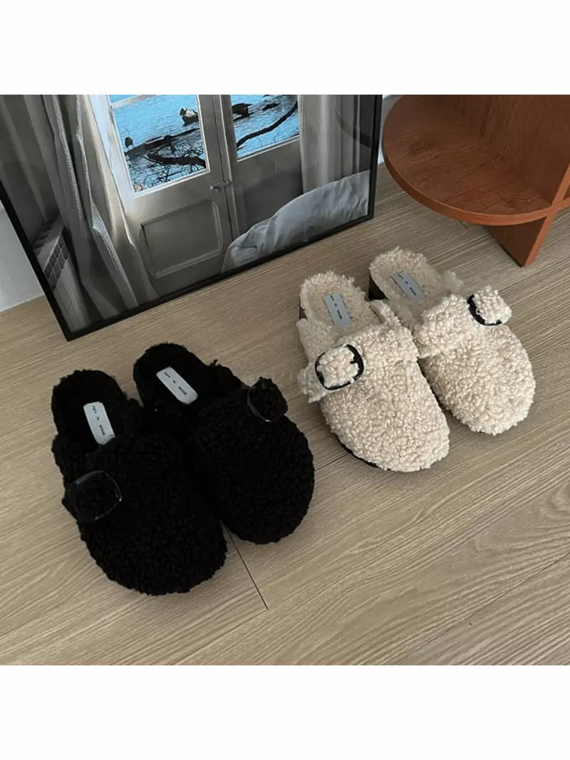 Golden Shoe - Korean Women Fashion - #womensfashion - ka5409 Slipper