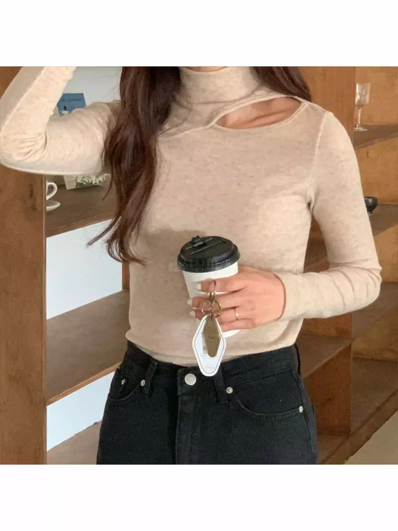 Gracia - Korean Women Fashion - #momslook - Powder Tee - 3
