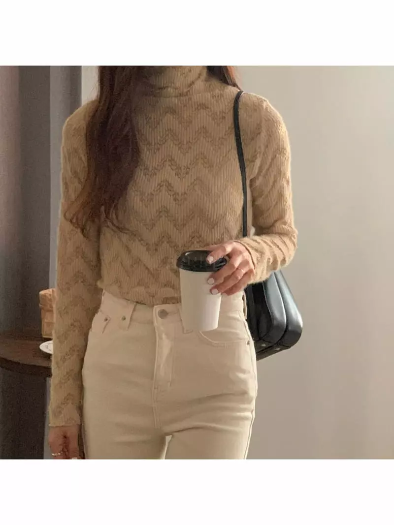 Gracia - Korean Women Fashion - #momslook - Loem Lace Tee - 7