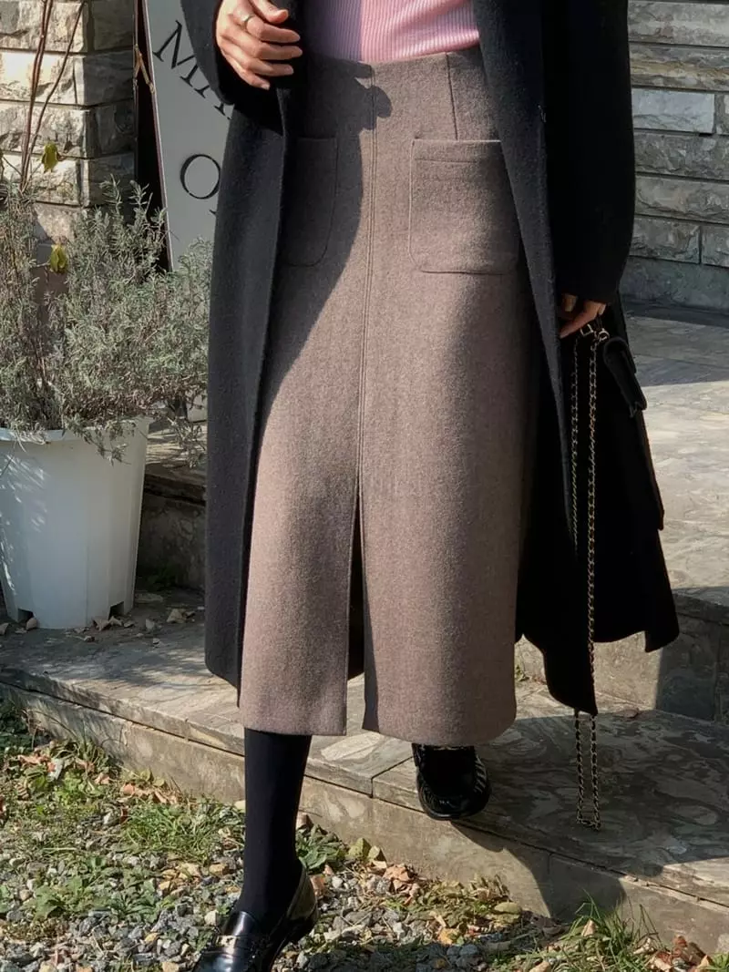 Gracia - Korean Women Fashion - #momslook - Pocket Skirt - 10
