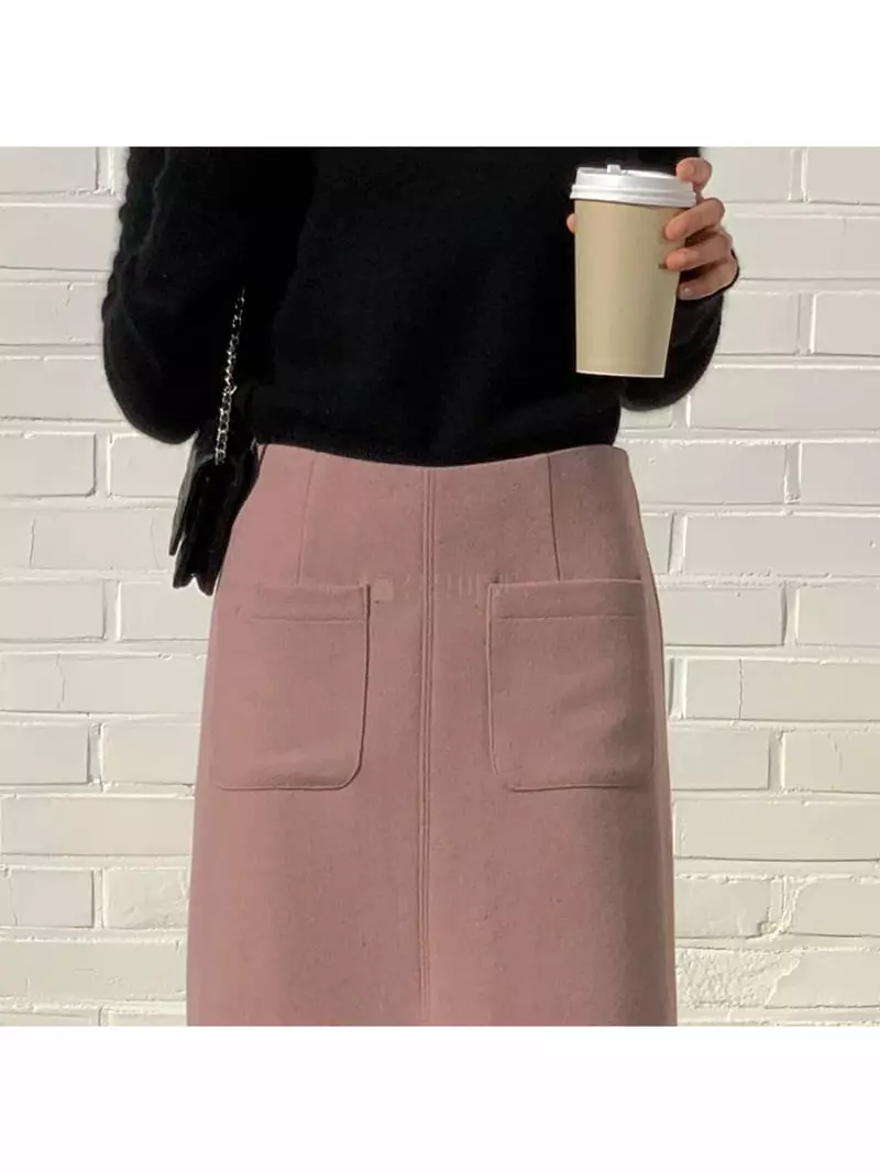 Gracia - Korean Women Fashion - #womensfashion - Pocket Skirt - 4