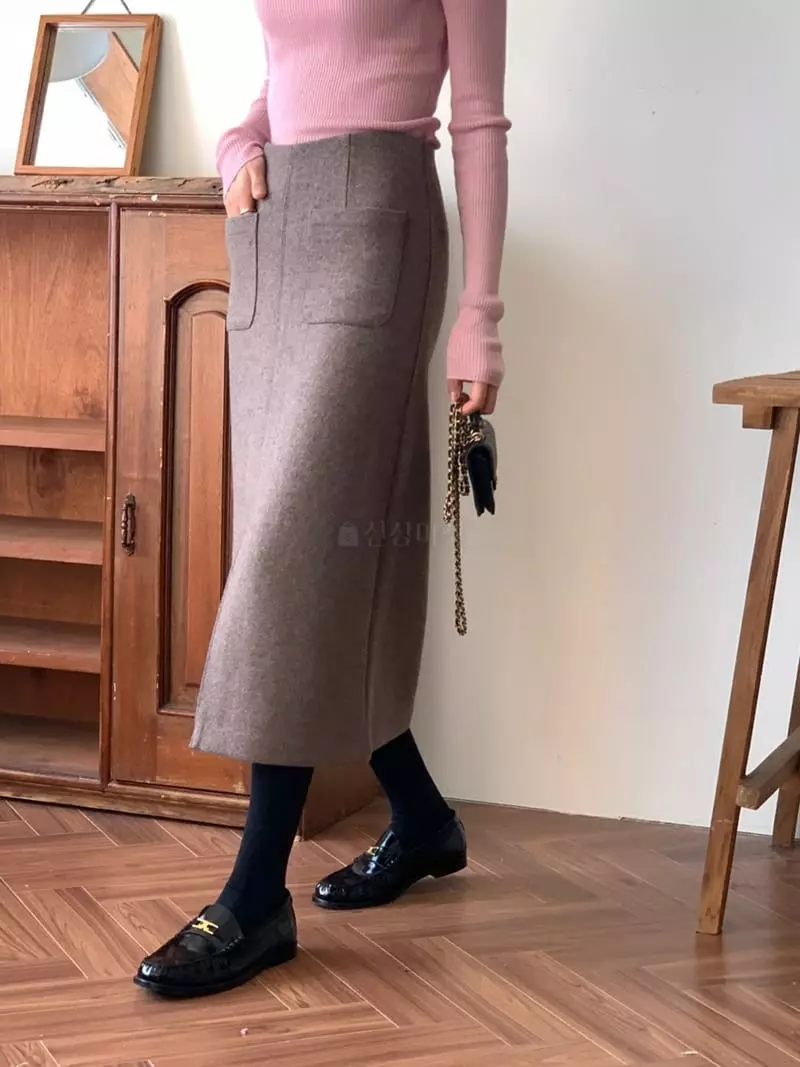 Gracia - Korean Women Fashion - #momslook - Pocket Skirt - 6