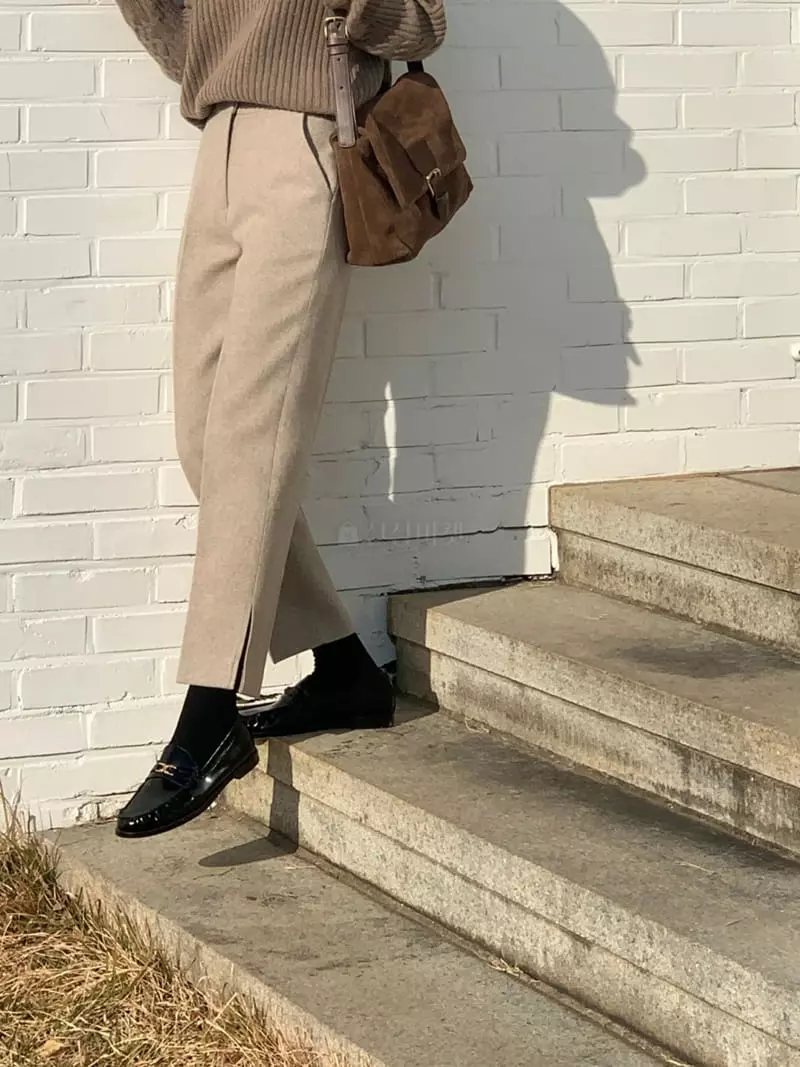 Gracia - Korean Women Fashion - #momslook - US Slit Pants - 9