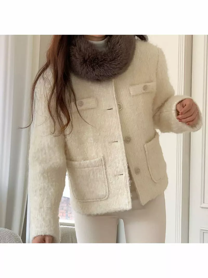 Gracia - Korean Women Fashion - #momslook - Real Muffler - 5