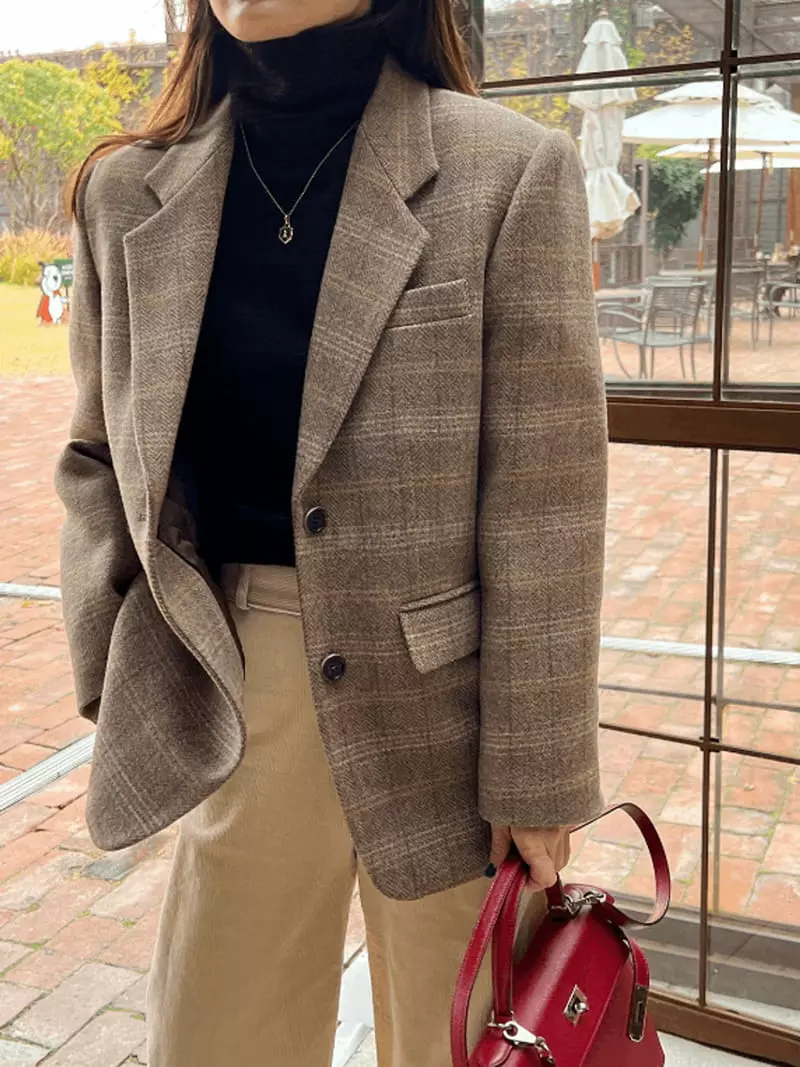 Gracia - Korean Women Fashion - #momslook - Twid Jacket