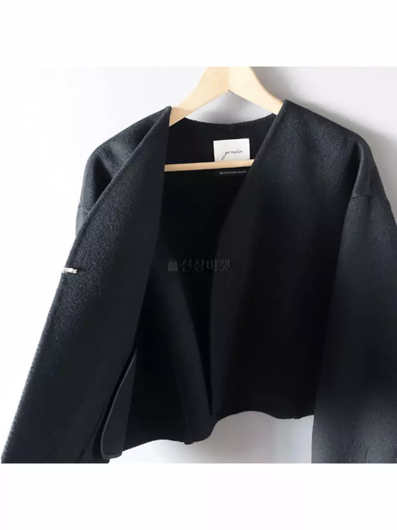 Gracia - Korean Women Fashion - #momslook - No Collar Coat - 10