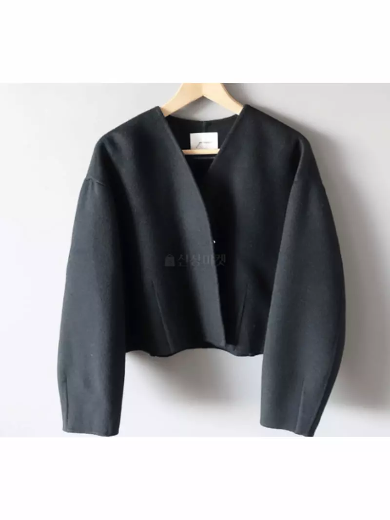 Gracia - Korean Women Fashion - #momslook - No Collar Coat - 8