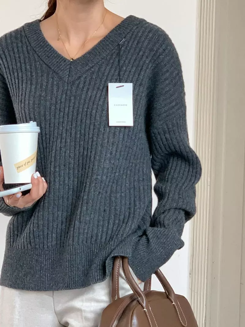 Gracia - Korean Women Fashion - #momslook - Two Way Knit Tee - 10
