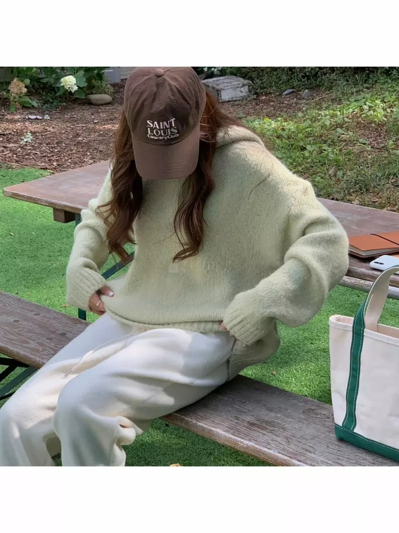 Gracia - Korean Women Fashion - #pursuepretty - Alpaca Hoody Knit Tee - 5