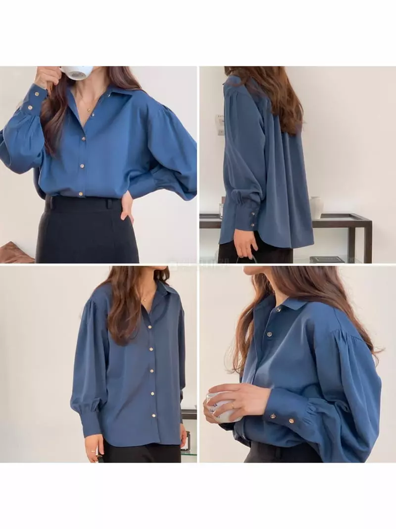 Gracia - Korean Women Fashion - #romanticstyle - Dressy Blouse - 7