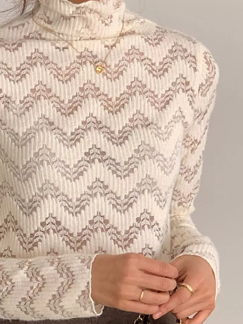 Gracia - Korean Women Fashion - #shopsmall - Loem Lace Tee - 2