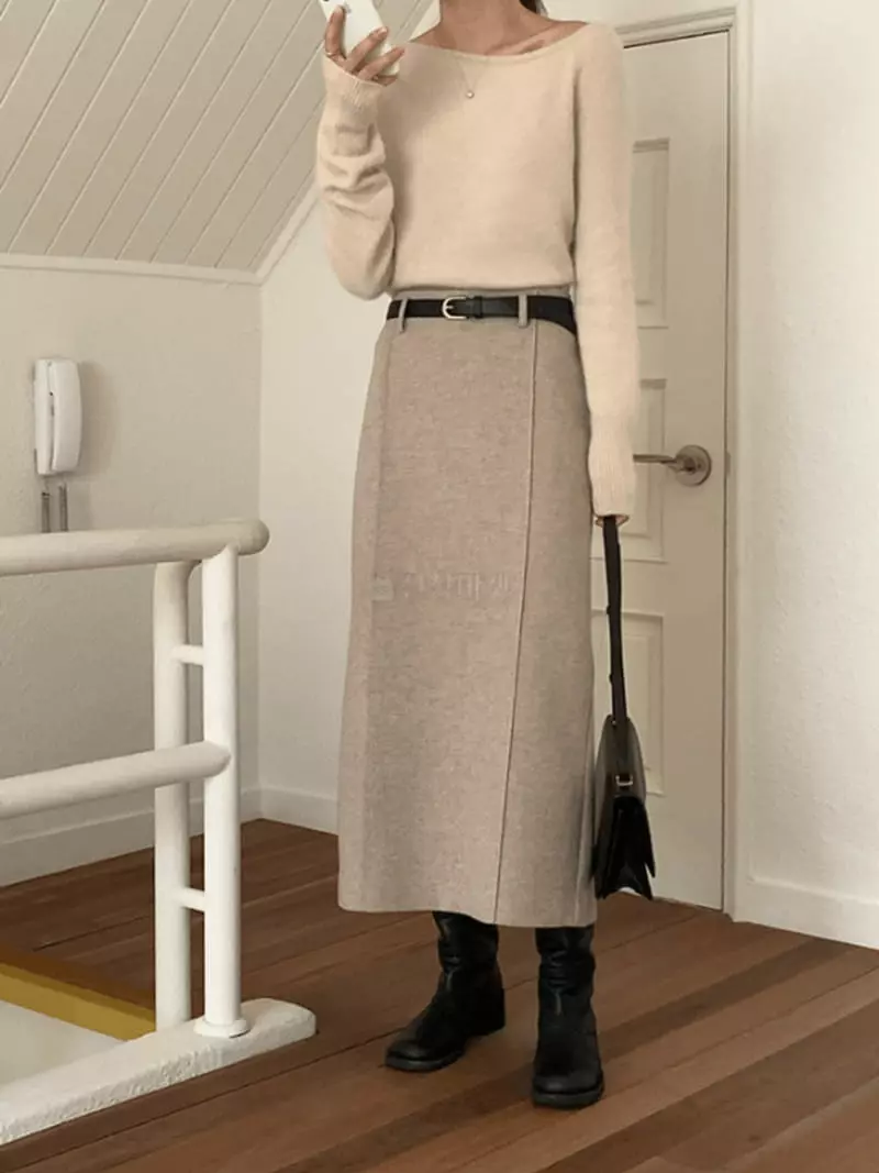 Gracia - Korean Women Fashion - #shopsmall - Maxy Skirt - 7