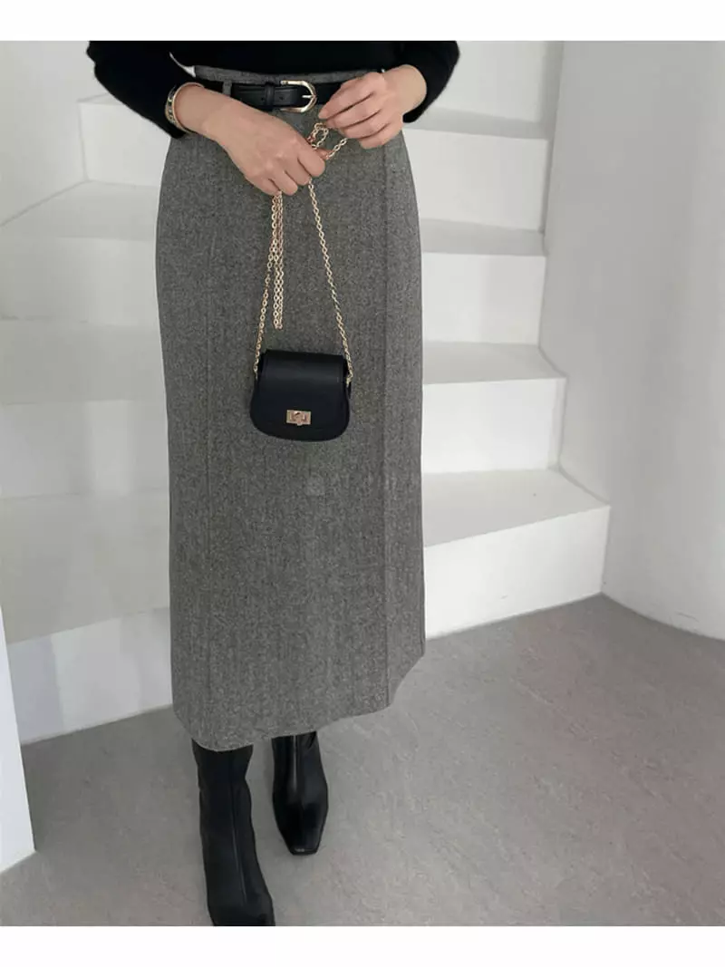 Gracia - Korean Women Fashion - #vintageinspired - Maxy Skirt - 2