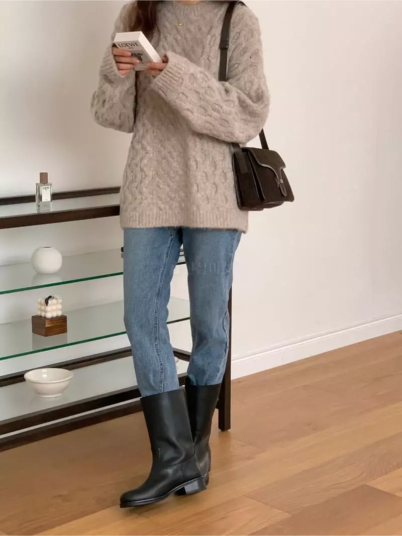 Gracia - Korean Women Fashion - #vintagekidsstyle - Moen Jeans - 11