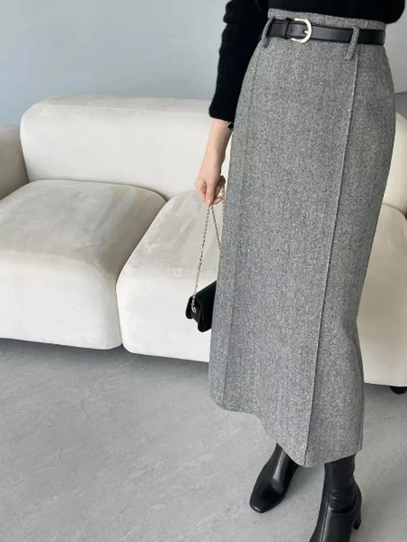 Gracia - Korean Women Fashion - #vintagekidsstyle - Maxy Skirt - 3