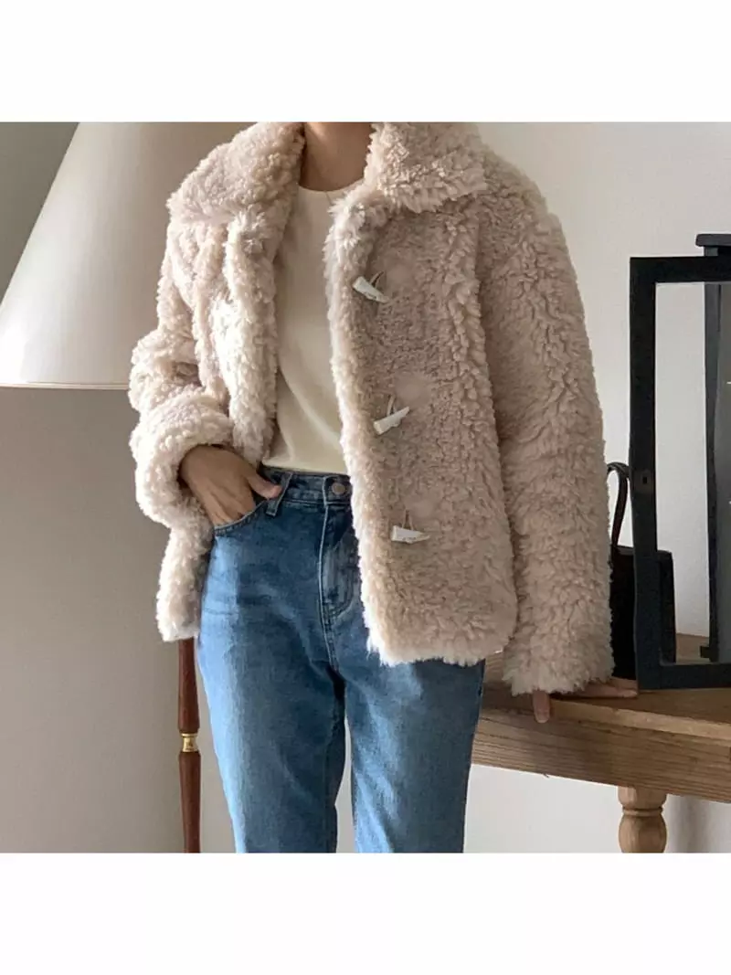 Gracia - Korean Women Fashion - #momslook - Serring Dupple Jacket - 4