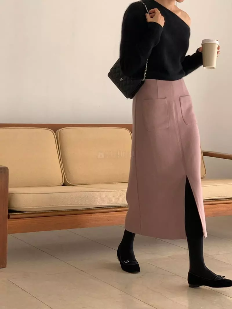Gracia - Korean Women Fashion - #womensfashion - Pocket Skirt - 3