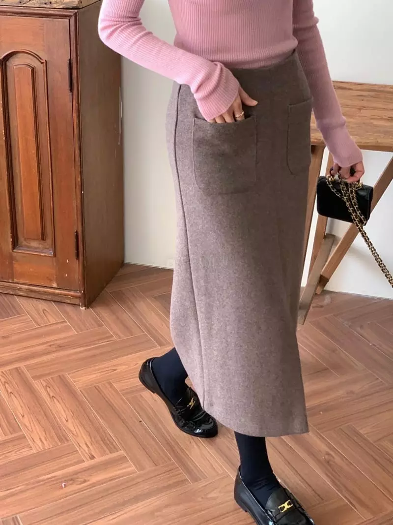 Gracia - Korean Women Fashion - #womensfashion - Pocket Skirt - 7