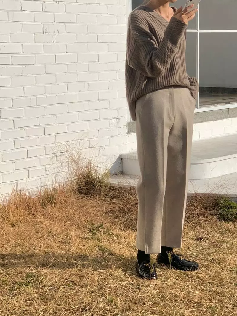 Gracia - Korean Women Fashion - #womensfashion - US Slit Pants - 10