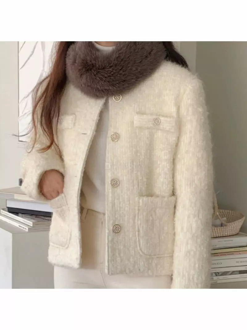 Gracia - Korean Women Fashion - #womensfashion - Real Muffler - 6