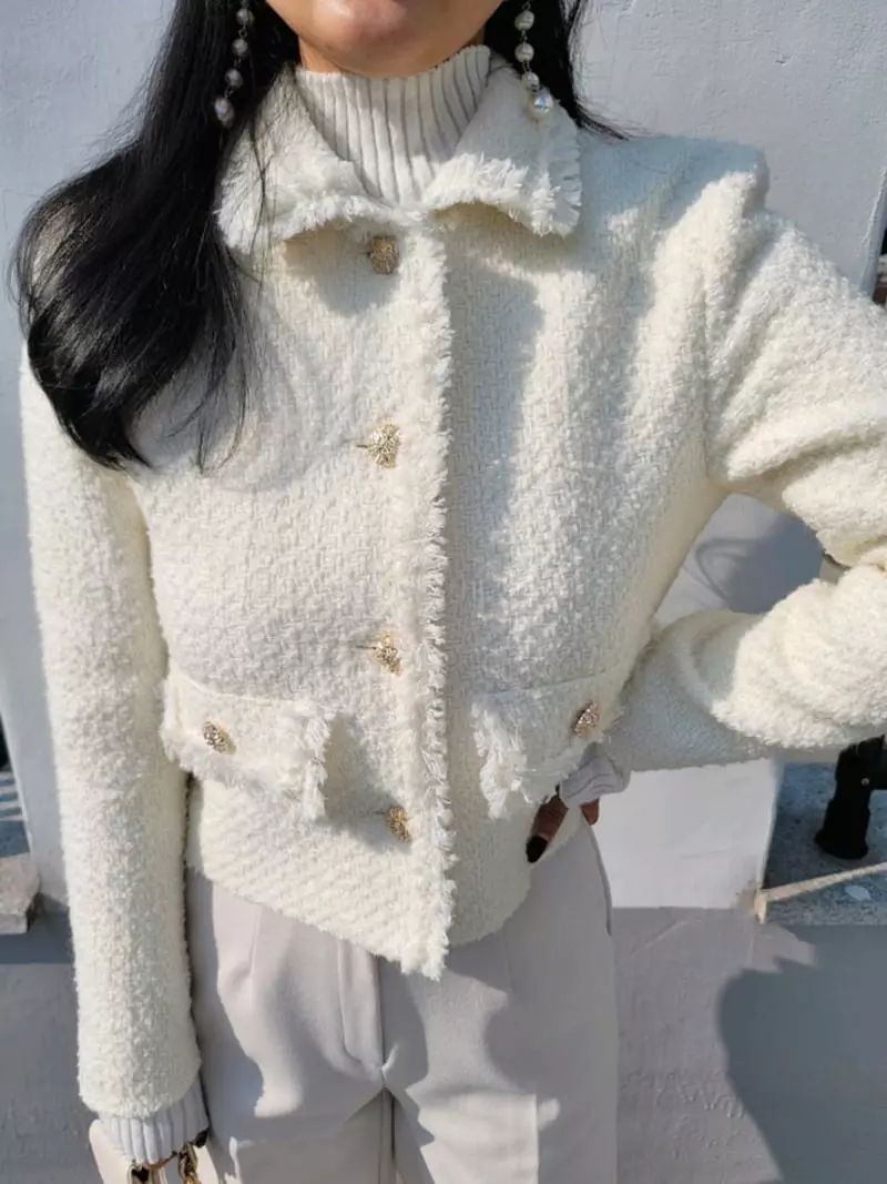 Gratia - Korean Women Fashion - #momslook - Hera Twid Jacket - 11