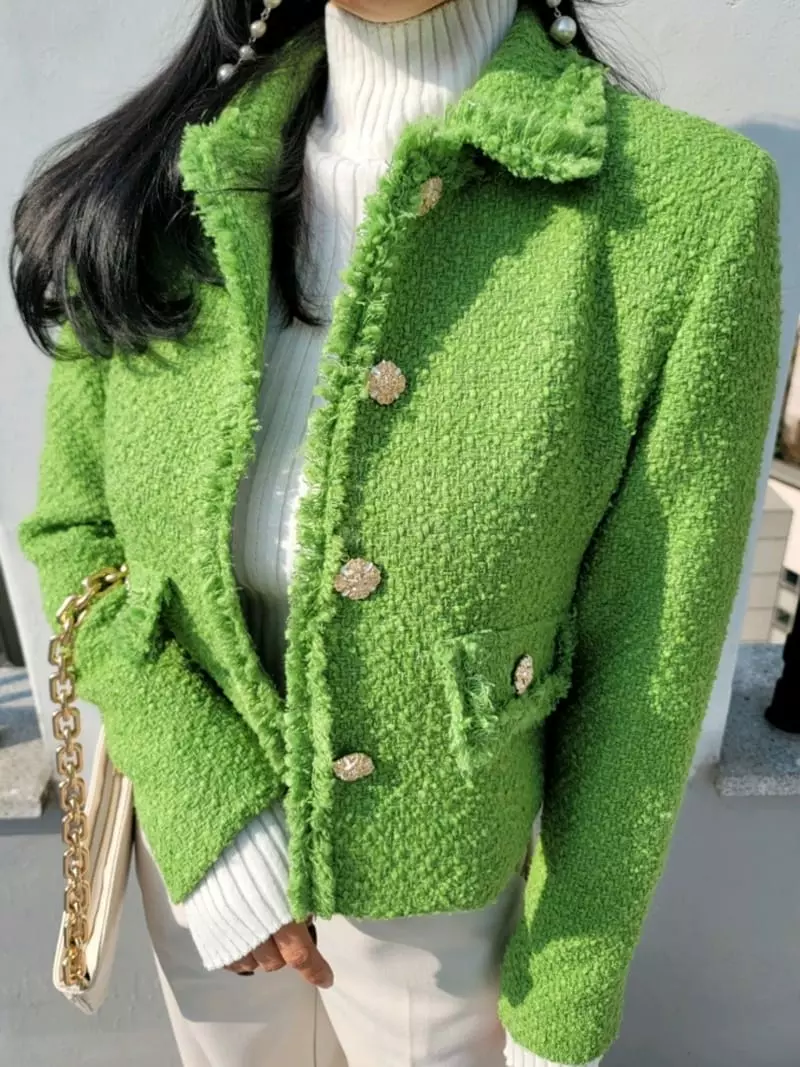 Gratia - Korean Women Fashion - #momslook - Hera Twid Jacket - 9