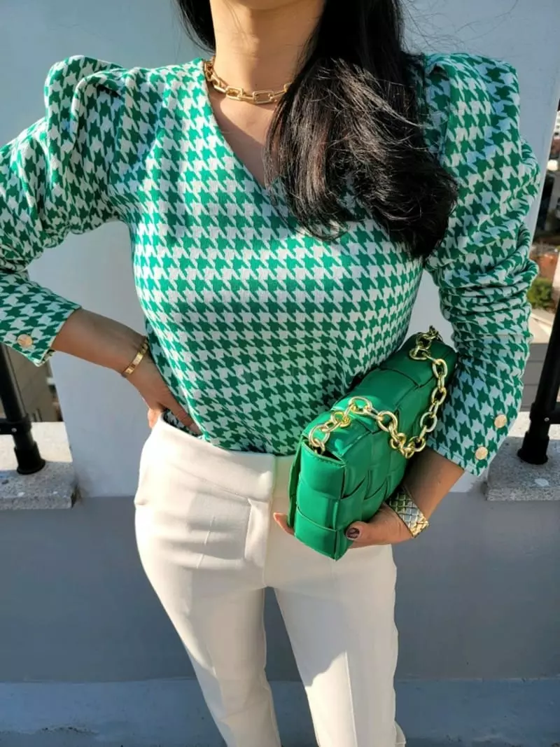 Gratia - Korean Women Fashion - #momslook - Hound Spab Tee Blouse - 9