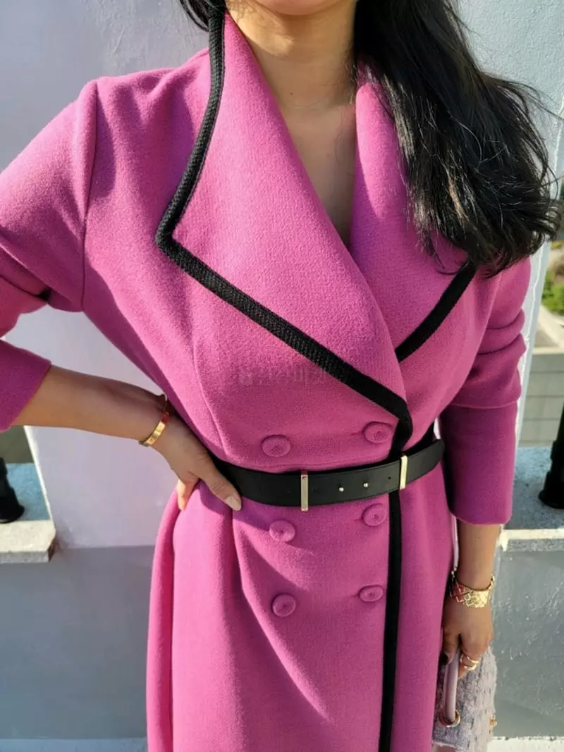 Gratia - Korean Women Fashion - #momslook - Cookie Coat One-piece - 3