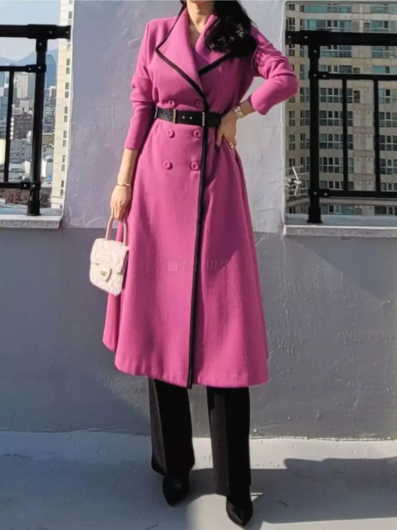 Gratia - Korean Women Fashion - #momslook - Cookie Coat One-piece - 7