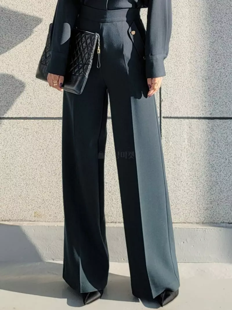 Gratia - Korean Women Fashion - #momslook - Kant Wide Pants - 10