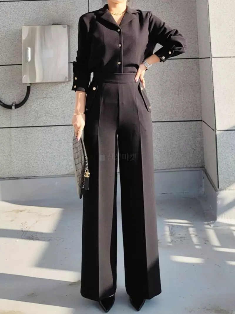 Gratia - Korean Women Fashion - #momslook - Kant Set  - 3