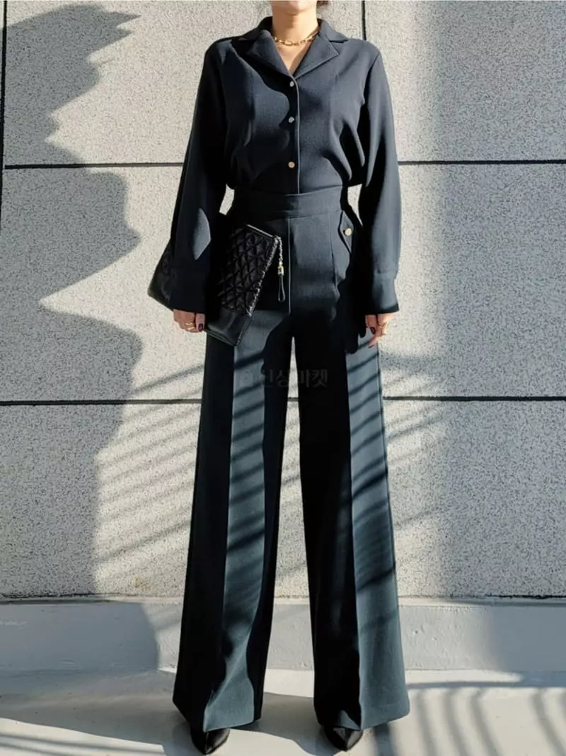 Gratia - Korean Women Fashion - #momslook - Kant Blouse Span - 12
