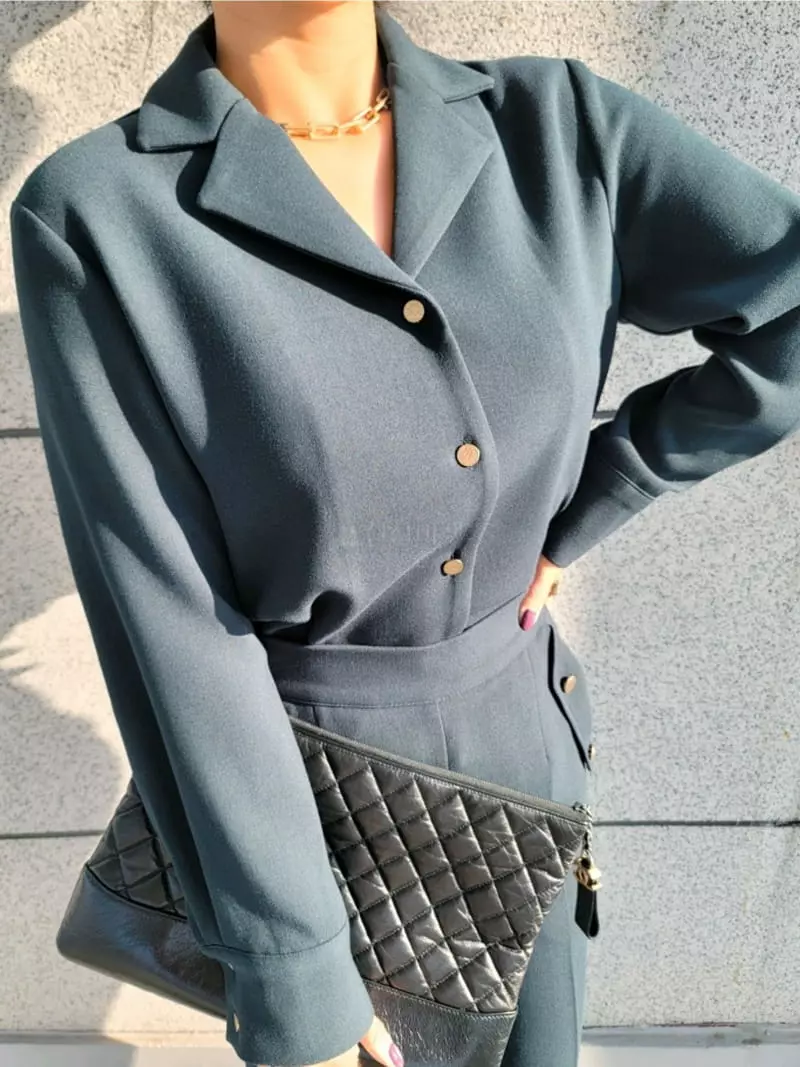 Gratia - Korean Women Fashion - #womensfashion - Kant Blouse Span - 4