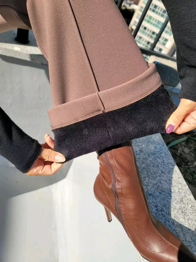 Gratia - Korean Women Fashion - #momslook - Joy Fleece Pants - 2