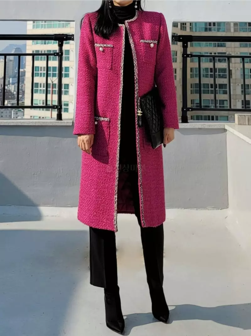 Gratia - Korean Women Fashion - #momslook - Lucy Long Coat - 9