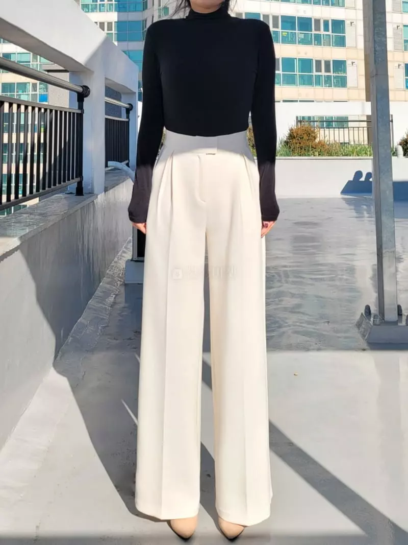Gratia - Korean Women Fashion - #momslook - Dandy Pants - 3