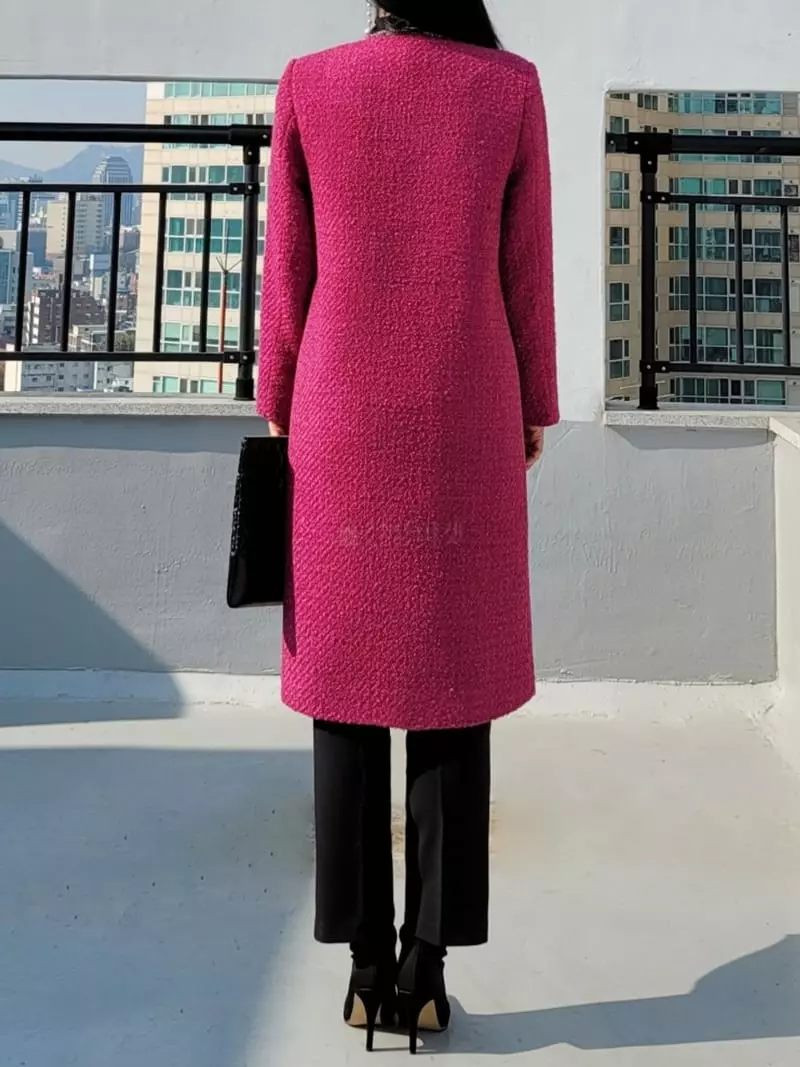 Gratia - Korean Women Fashion - #vintageinspired - Lucy Long Coat - 11
