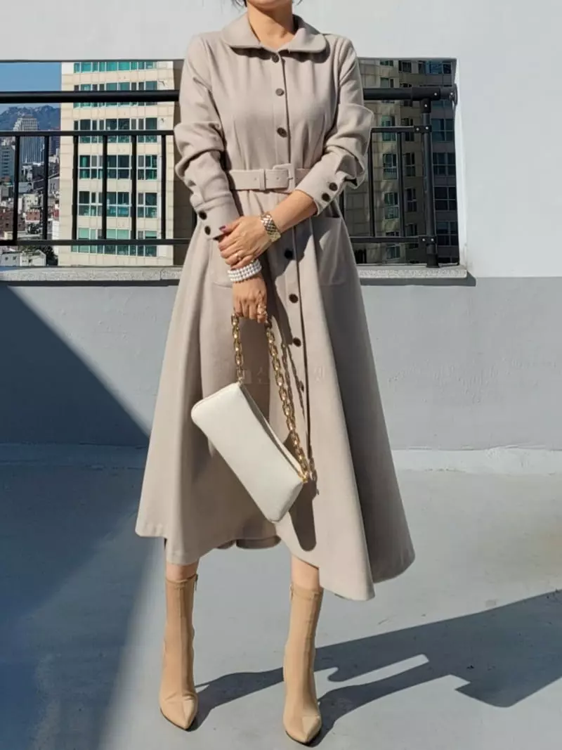 Gratia - Korean Women Fashion - #vintageinspired - Lady Coat - 10