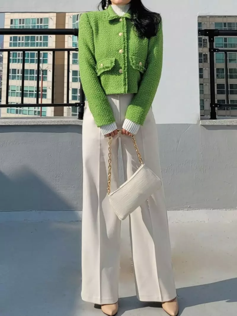 Gratia - Korean Women Fashion - #womensfashion - Hera Twid Jacket - 6