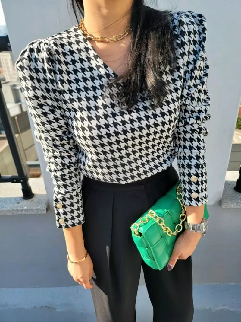 Gratia - Korean Women Fashion - #womensfashion - Hound Spab Tee Blouse - 8
