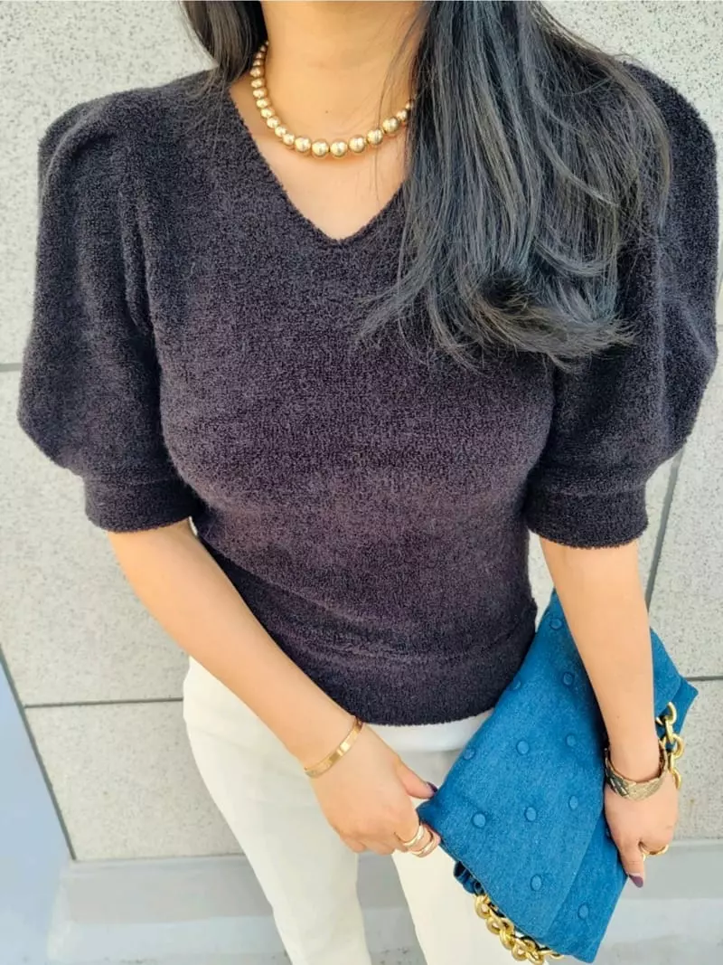 Gratia - Korean Women Fashion - #womensfashion - Terry Tee