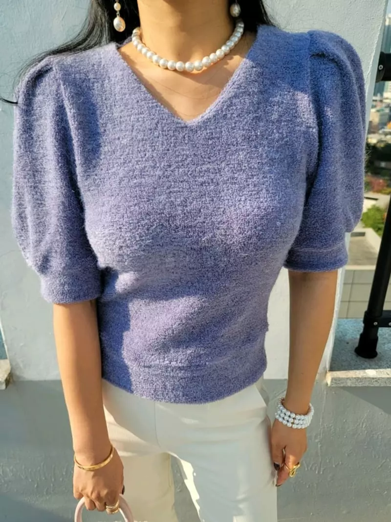 Gratia - Korean Women Fashion - #womensfashion - Terry Tee - 3