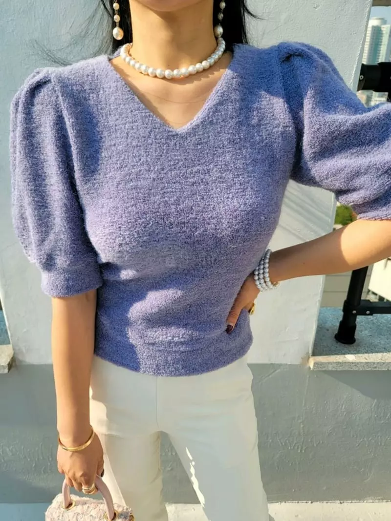 Gratia - Korean Women Fashion - #womensfashion - Terry Tee - 7