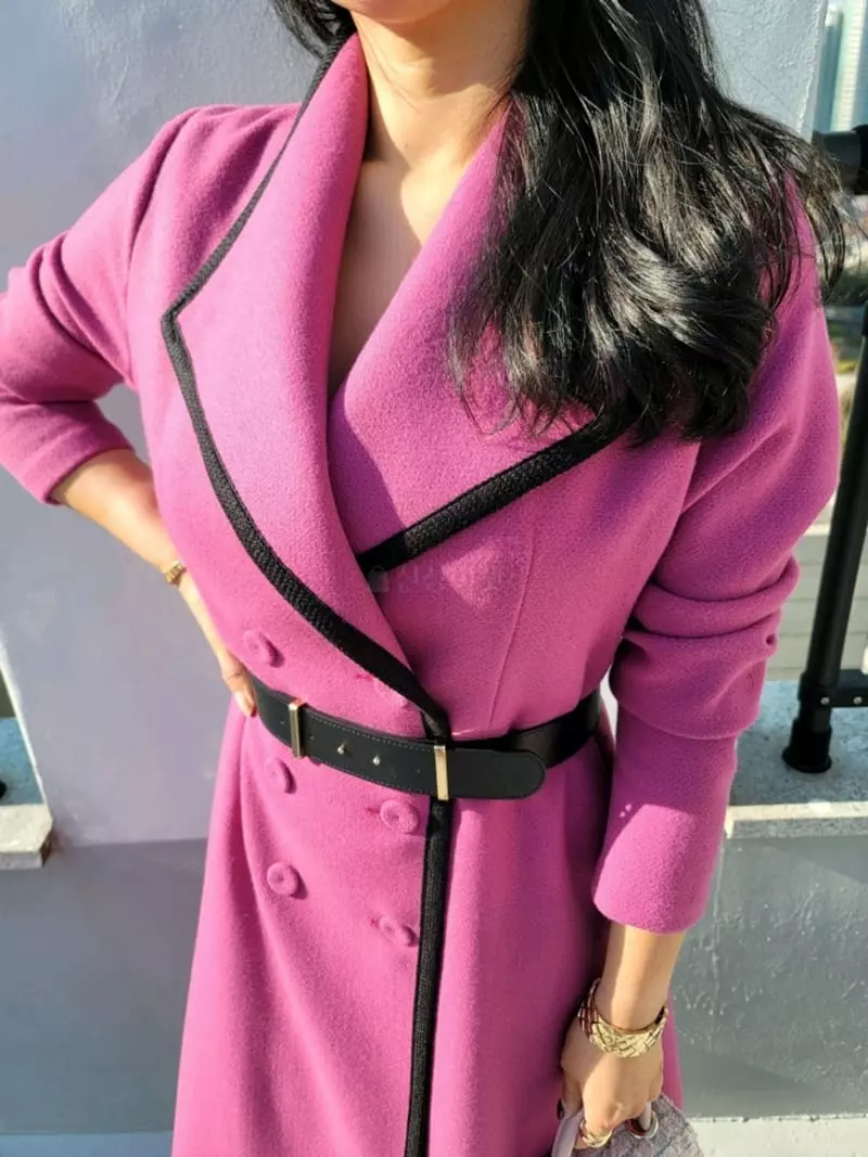 Gratia - Korean Women Fashion - #womensfashion - Cookie Coat One-piece - 10