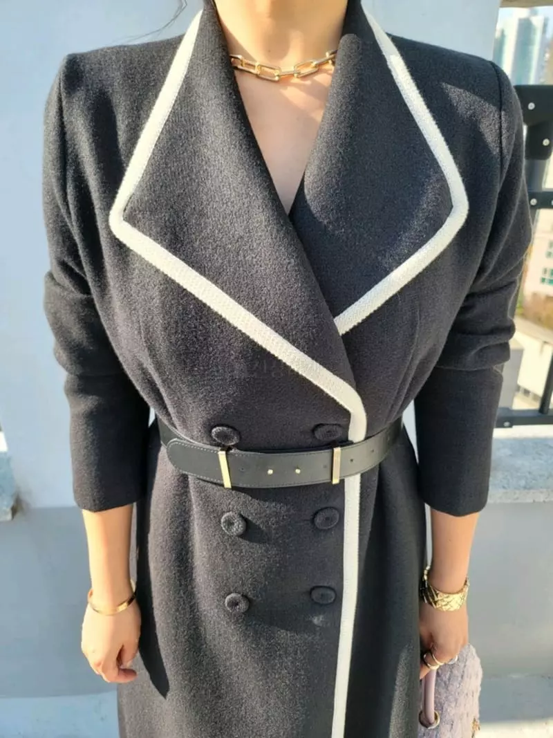 Gratia - Korean Women Fashion - #womensfashion - Cookie Coat One-piece - 6