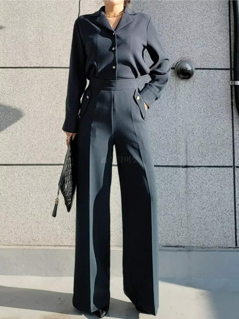 Gratia - Korean Women Fashion - #womensfashion - Kant Wide Pants