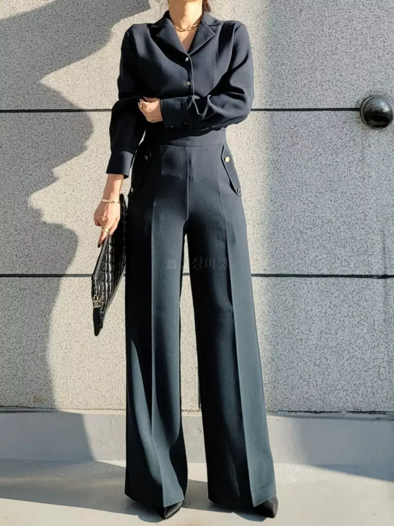 Gratia - Korean Women Fashion - #womensfashion - Kant Wide Pants - 11