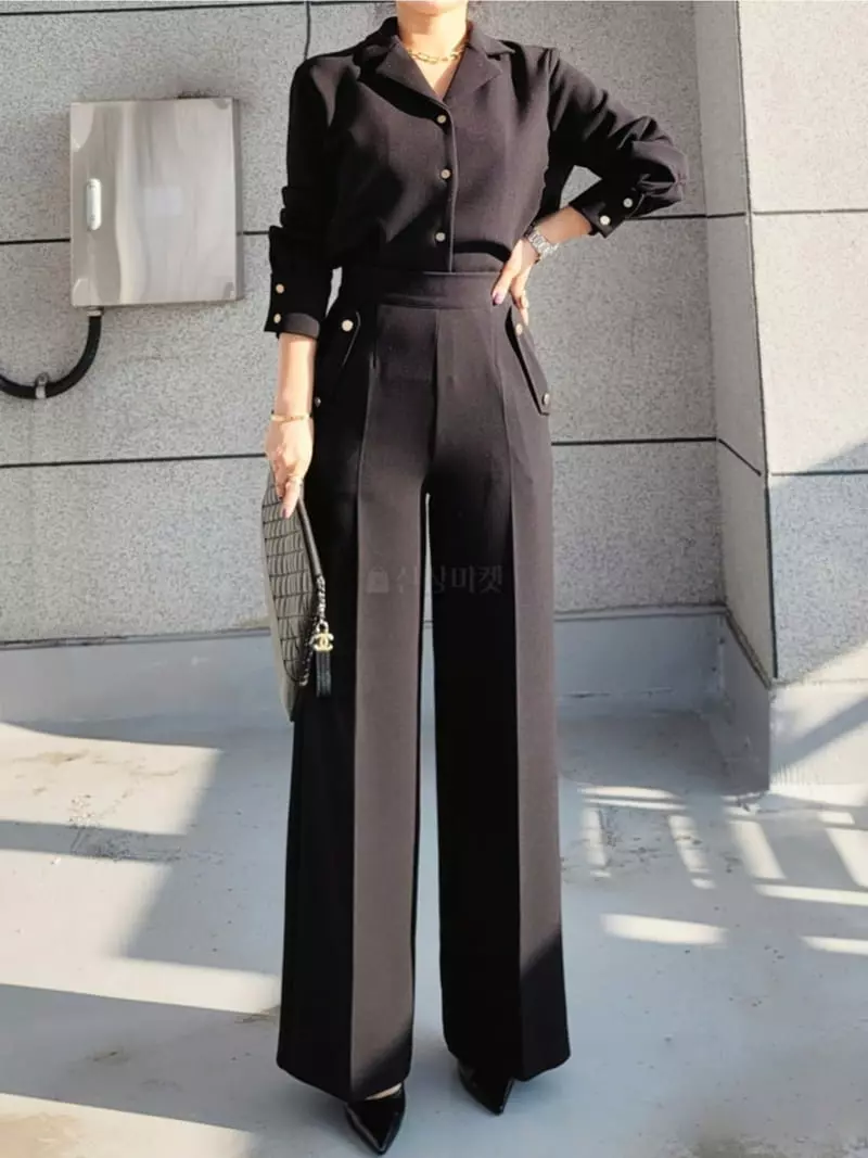 Gratia - Korean Women Fashion - #womensfashion - Kant Wide Pants - 7