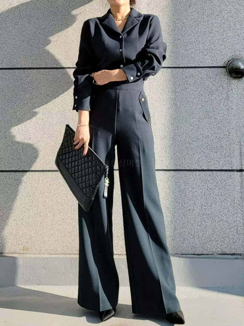 Gratia - Korean Women Fashion - #womensfashion - Kant Set  - 8